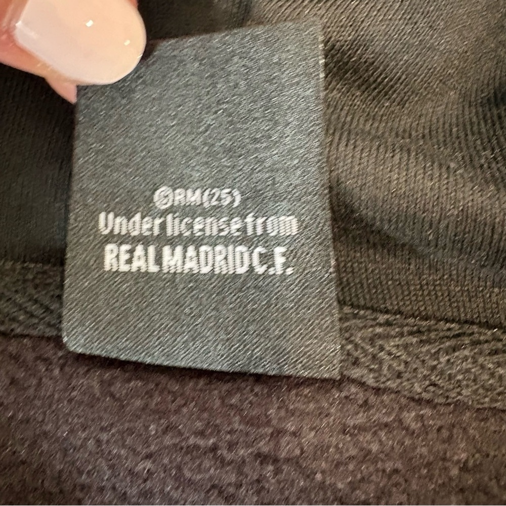 Icon Sports Real Madrid Soccer  Full Zip Hoodie Sweatshirt Jacket Men Sz S NWOT - Picture 14 of 16